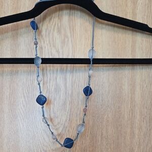 J. Jill Blue and White Beaded Necklace